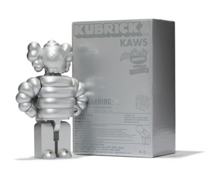 KAWS Chum Kubrick 400% Silver