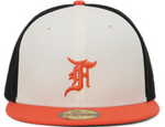 Load image into Gallery viewer, Baltimore Orioles Fear of God: The Classic Collection 2023 Orange Ivory Black 59FIFTY Fitted Cap
