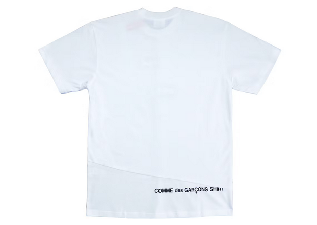 Supreme Comme des Garcons SHIRT Split Box Logo Tee White