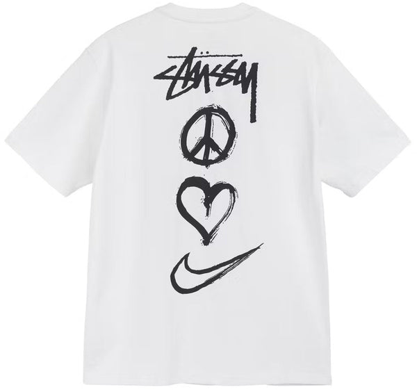 Nike x Stussy Peace, Love, Swoosh T-shirt White – Pure Soles PH