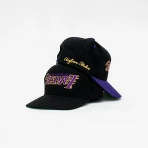 Uniform Studios Custom 6 Panel Laker Hat (Purple/Black)