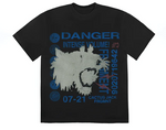 Load image into Gallery viewer, Travis Scott Cactus Jack For Fragment Danger Tee Washed Black
