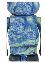 Load image into Gallery viewer, Bearbrick Vincent van Gogh The Starry Night 1000%
