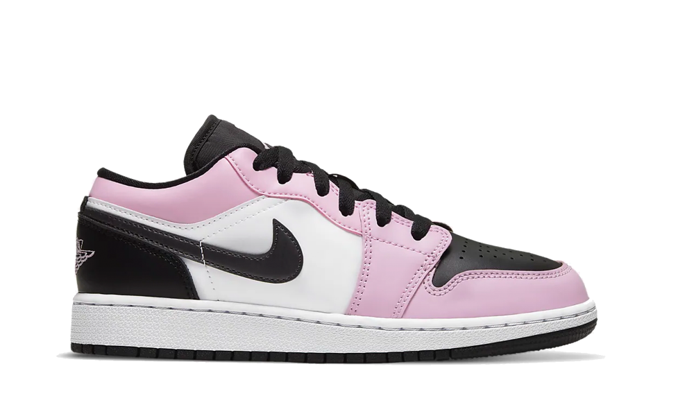 Pink white and black jordan 1 deals