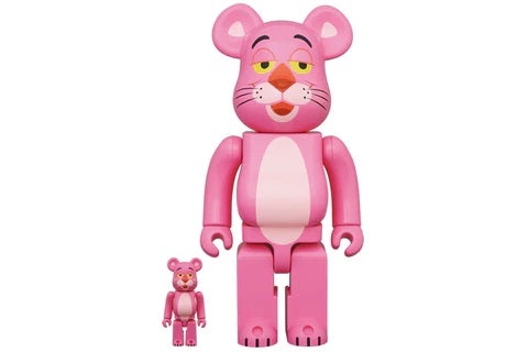 Bearbrick Pink Panther 100% & 400% Set