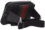 Load image into Gallery viewer, Gucci Web Belt Stripe Fanny Pack Black

