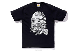 BAPE x Marvel Comics Captain America Tee Black