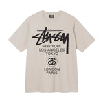 Load image into Gallery viewer, Stussy WORLD TOUR TEE Smoke
