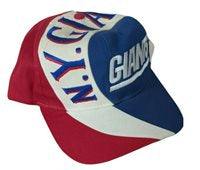 Vintage 90s Eastport New York Giants NFL Snapback Blue Red Cap Hat THE SWIRL HTF