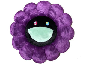 Takashi Murakami Flower Plush 1M Purple/Black
