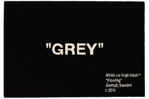 Virgil Abloh x IKEA "GREY" Rug 195x133 CM