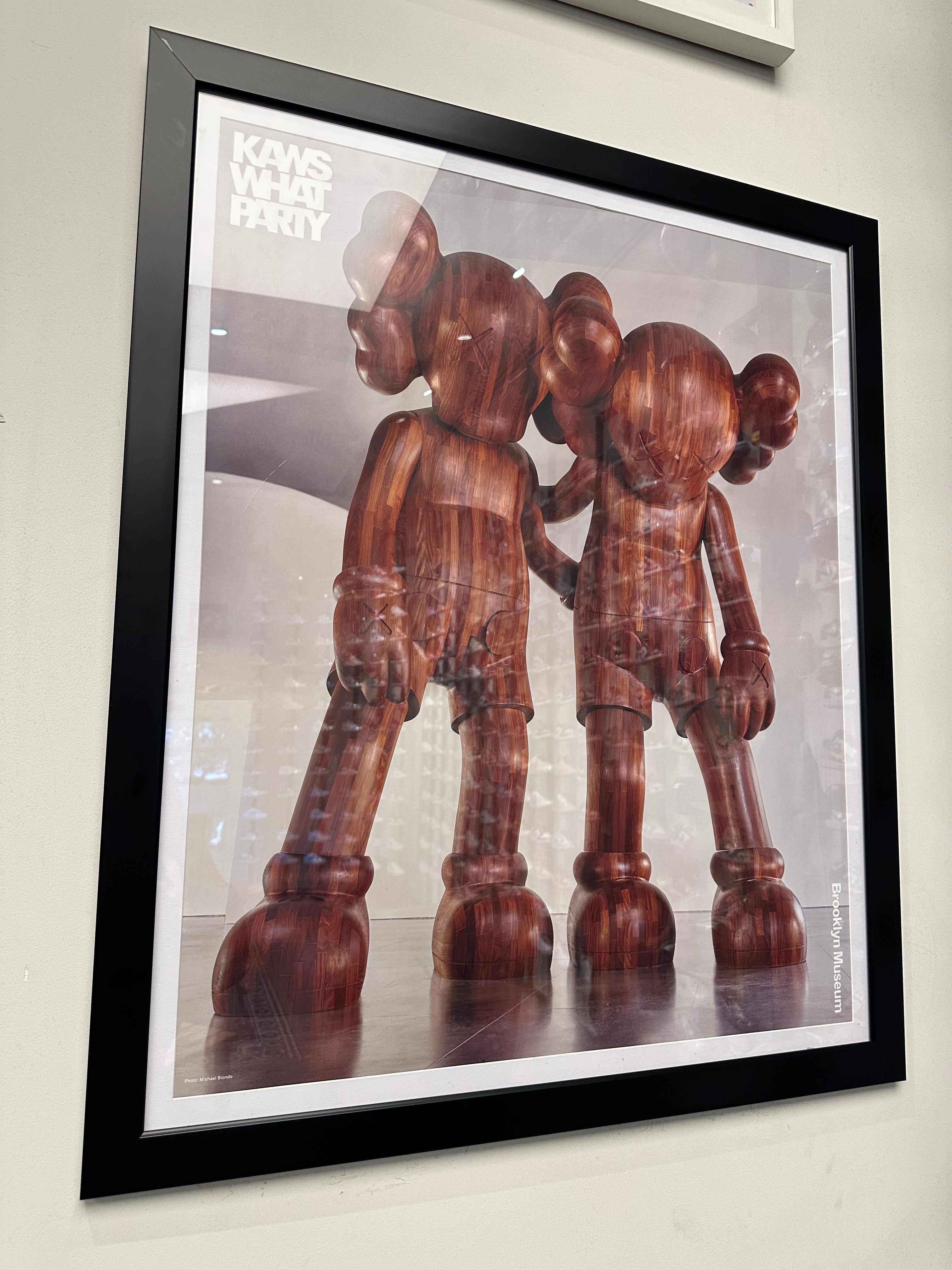 KAWS Brooklyn Museum Along The Way Poster (FRAMED)