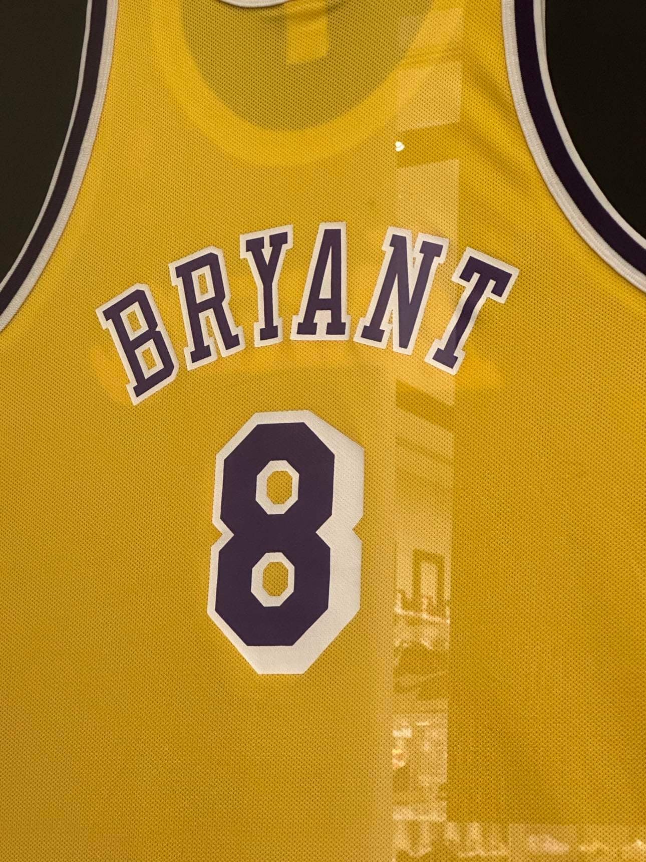 Champion Los Angeles Lakers Kobe Bryant 1996 Vintage Jersey Men's Size 48 (Framed)