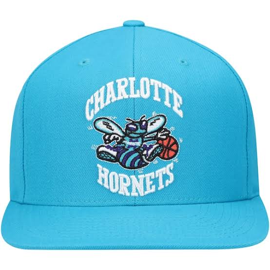 Mitchell & Ness Teal Charlotte Hornets Hardwood Classics Team Ground Snapback Hat