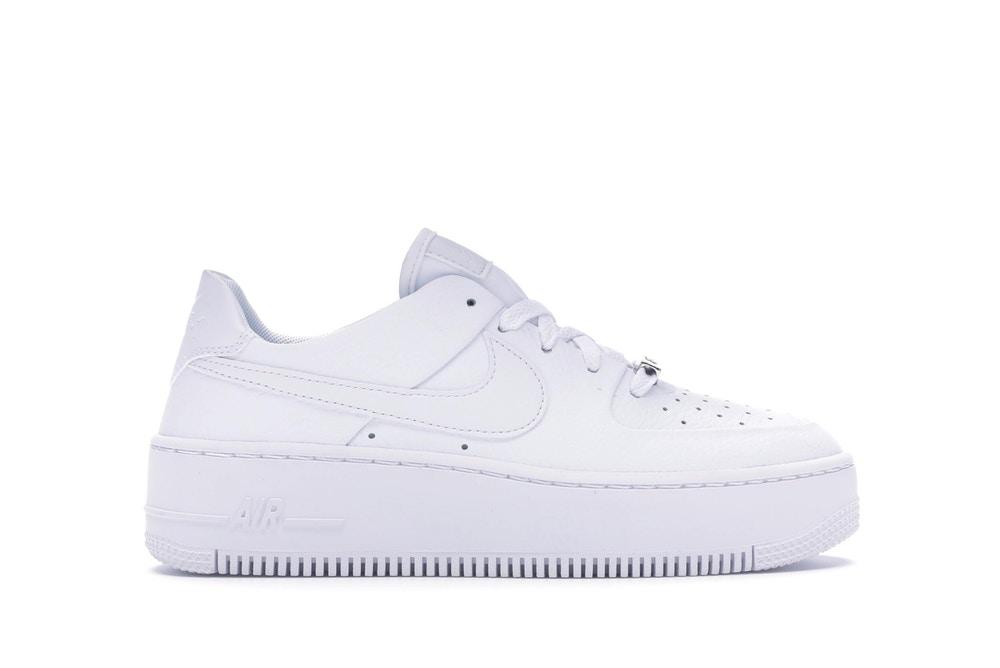Nike air force sage on sale low white