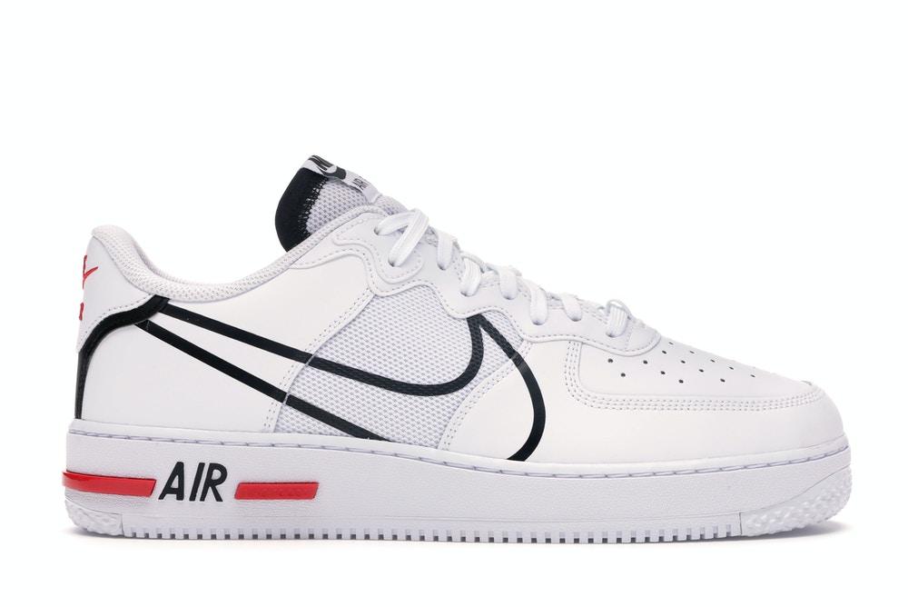 Air Force 1 React White Black Red - Pure Soles PH