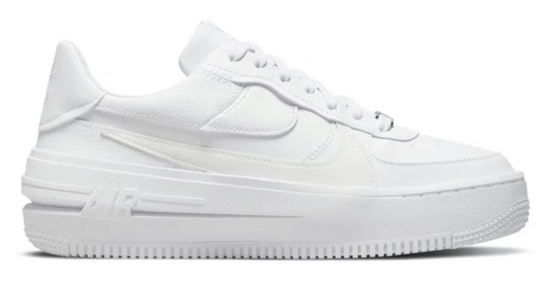 Nike air force white platform discount