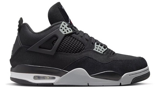 Jordan 4 Retro SE Black Canvas Pure Soles PH