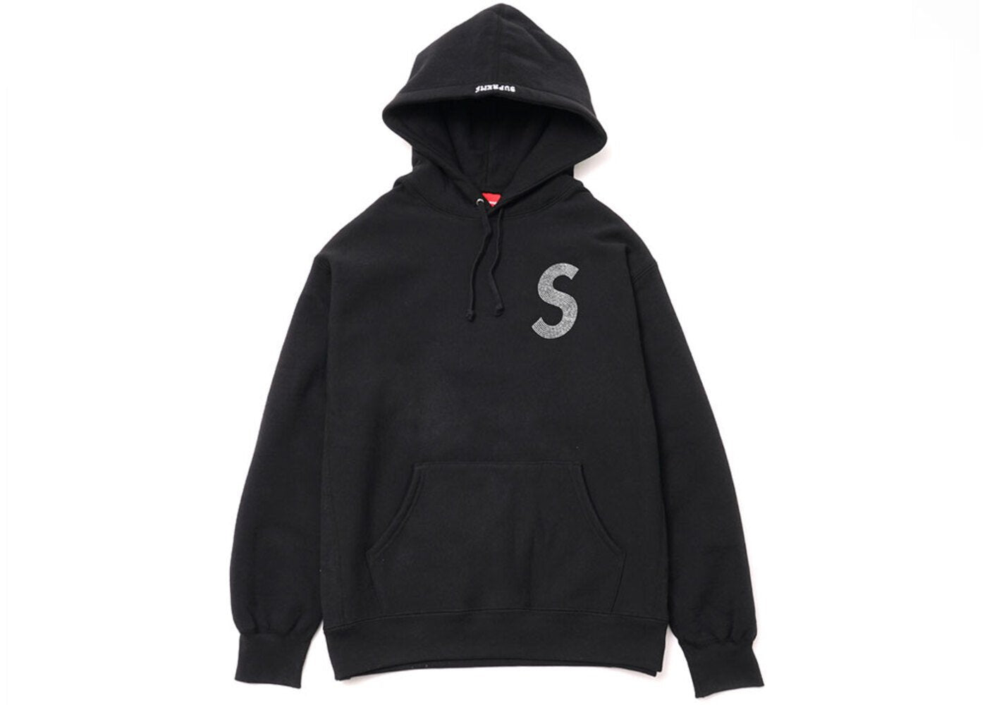 Supreme Swarovski S Logo Hooded Sweatshirt Black – Pure Soles PH