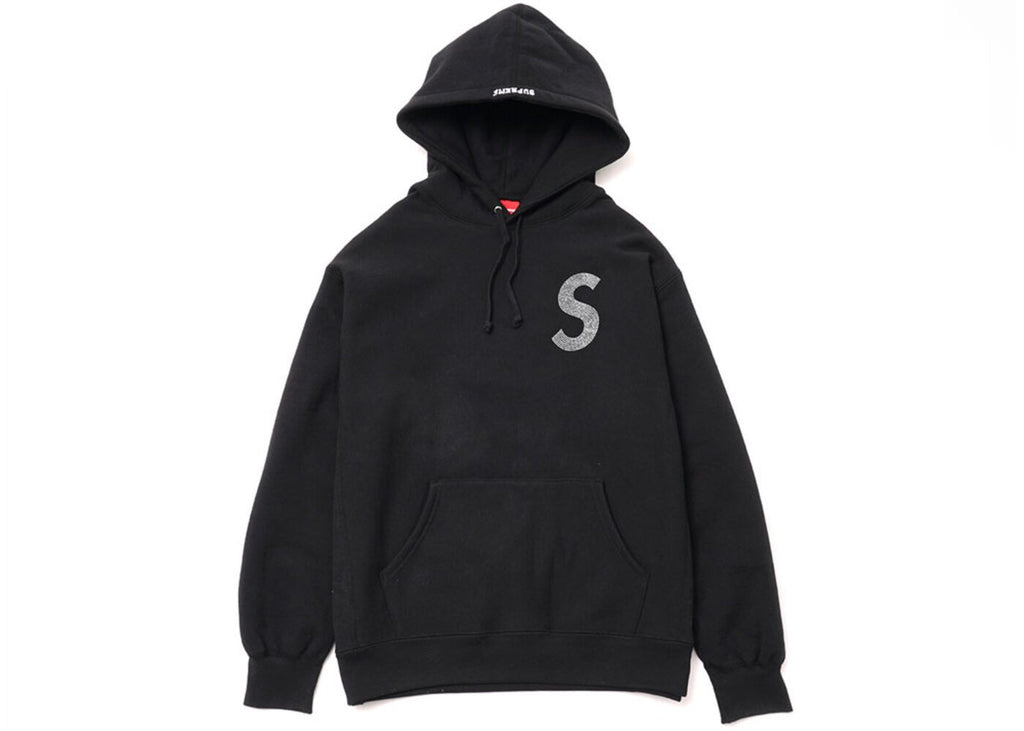 Supreme Swarovski S Logo Hooded Sweatshirt Black - Pure Soles PH