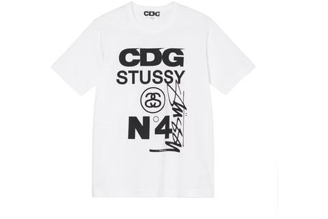 CDG x Stussy T-shirt White