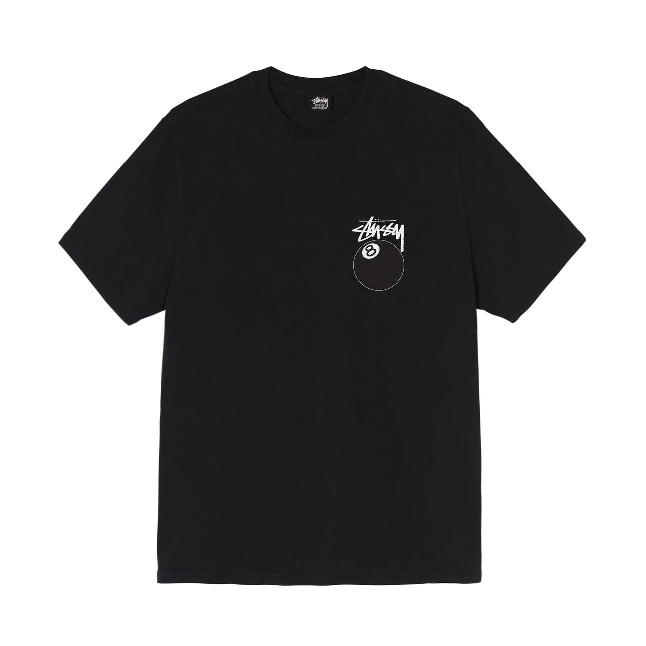 8 BALL PIGMENT DYED TEE Black
